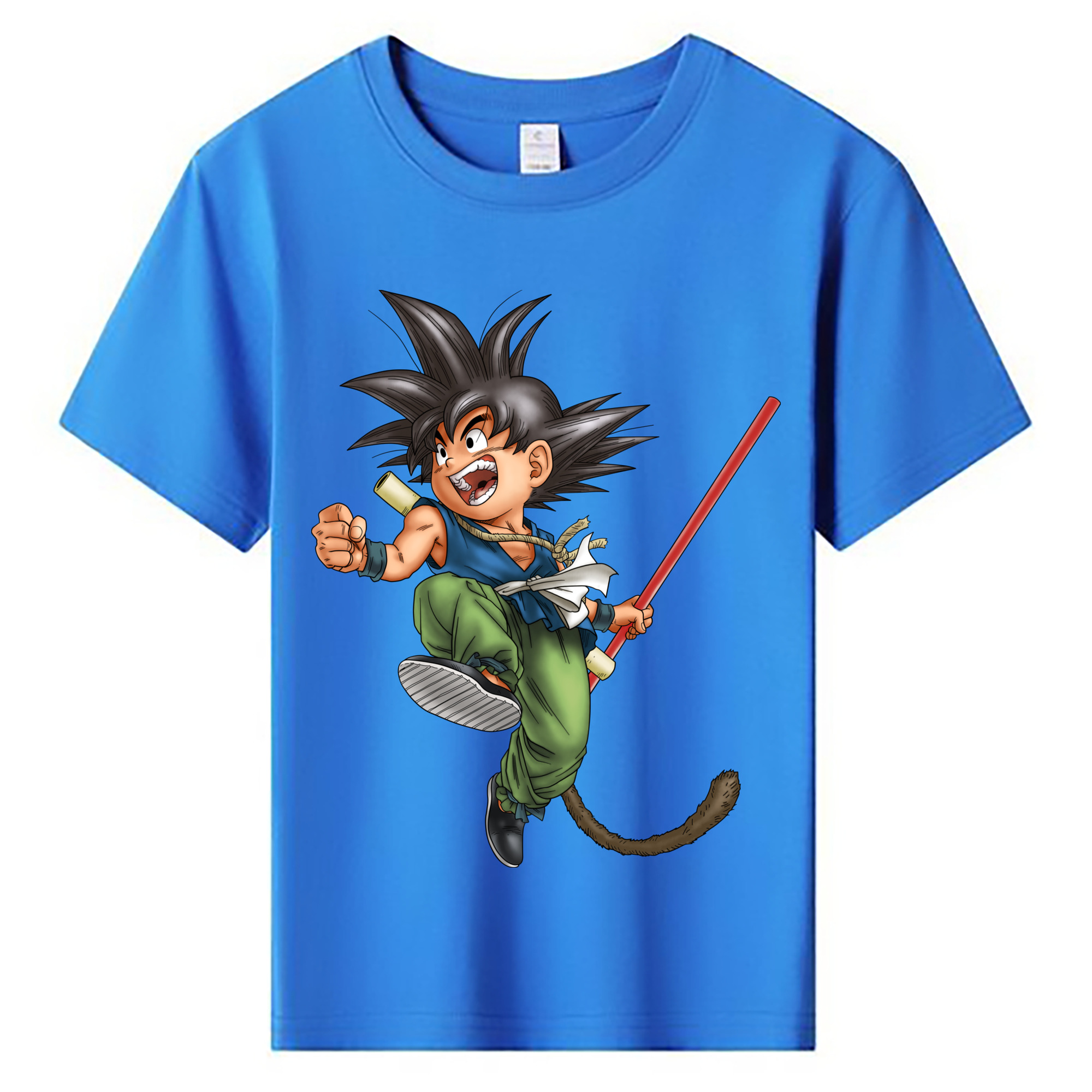 （画像用） ドラゴンボール 孫悟空（そん ごくう）Son Goku カカロット DRAGON BALL Kakarotto 綿100％キッズTシャツ（フロントプリント）